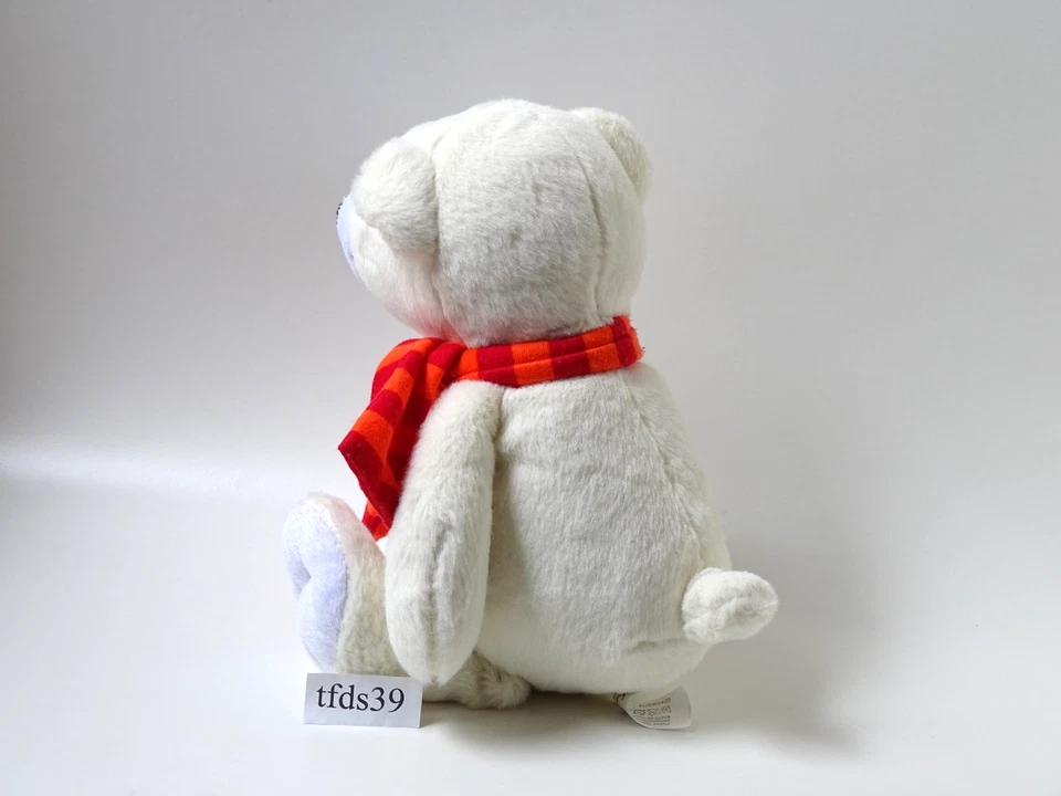 Florett Textil Eisbär Bär mit Schal Spieltier Stofftier Kuscheltier (T233) - Bild 3 von 3