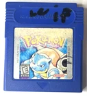 Pokemon Blue Game Boy – Authentic – Tested Working – Label Damage / Writing