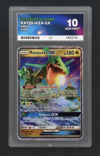 ACE 10 - Rayquaza GX - 109/168 - Celestial Storm - Pokemon English