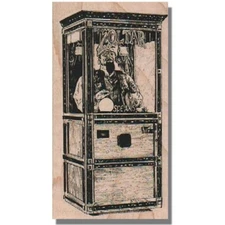 Zoltar Machine, RUBBER STAMP, Fortune Teller, Circus, Carnival, Magic, Future