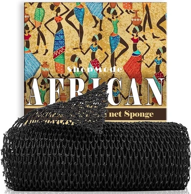 SHOP MODE African Net Sponge Authentic with Knots – African Wash Net – Real, 100% Nyl