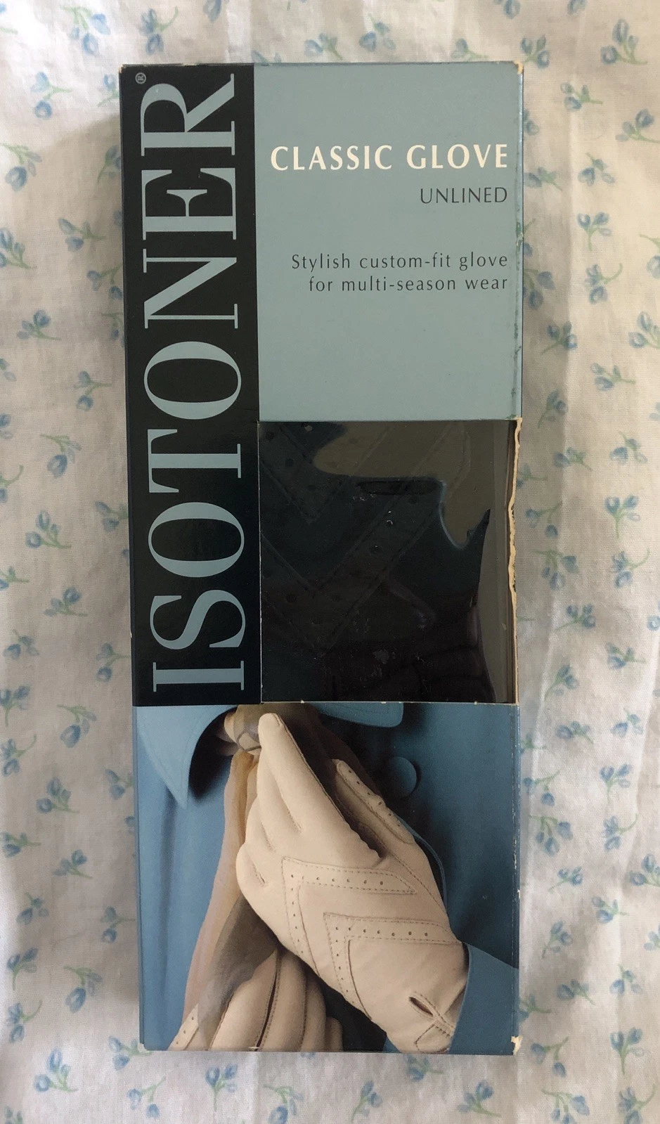 Isotoner Stretch Driving Gloves Unlined Black - NEW One Size Fits All VTG
