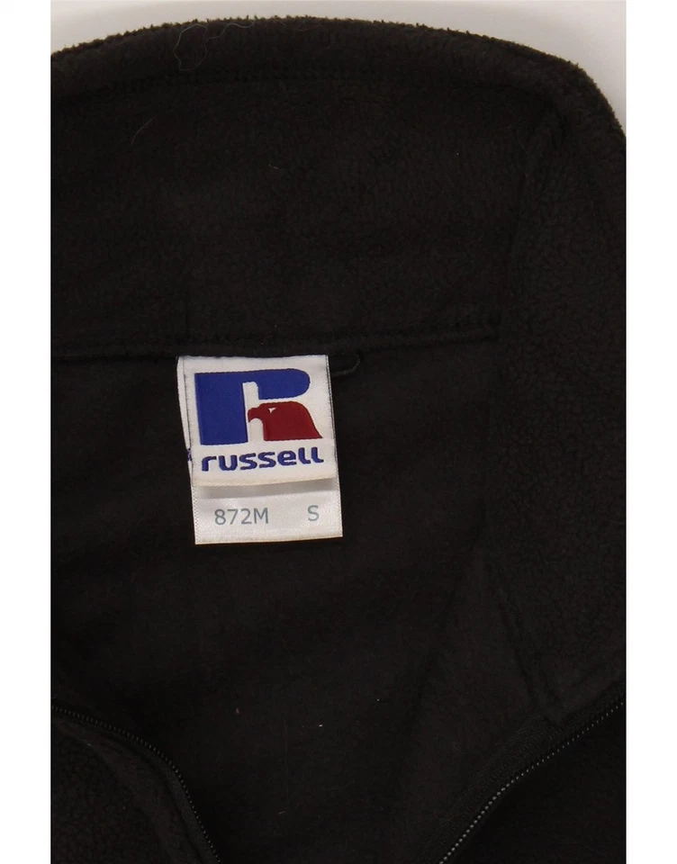 RUSSELL ATHLETIC Mens Fleece Gilet UK 36 Small Black Polyester DX34 - Image 3 of 3