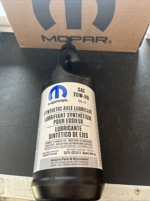 New Genuine Mopar Rear Axle Gear Lubricant OE 68227765AB 70w-80 GL