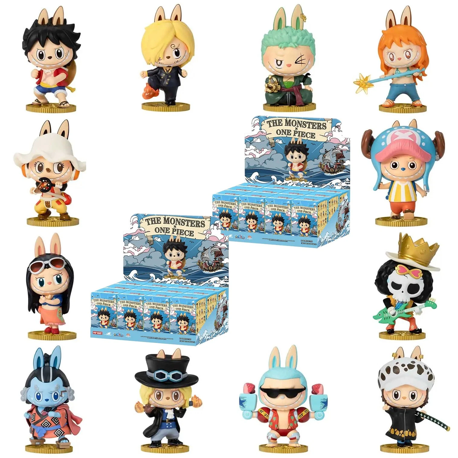 Labubu The Monsters x One Piece Series Confirmed Box Figure Toys Dolls