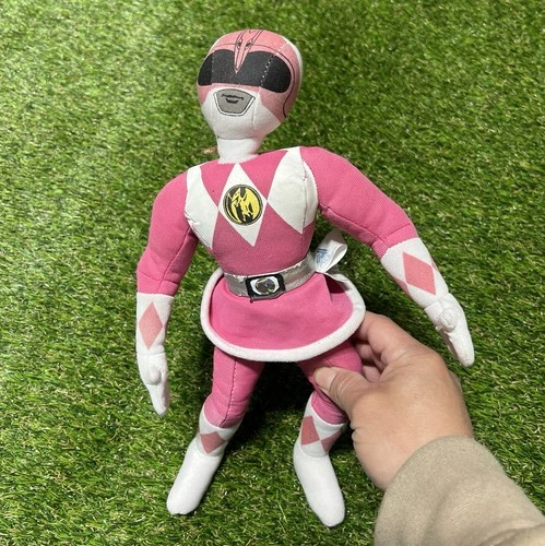 Vintage 1994 Mighty Morphin Power Rangers 13” Pink Ranger Plush Doll Applause