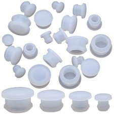 GORGECRAFT 24PCS 4 Sizes Silicone Stoppers for Salt and Pepper Shakers 9/32 3...