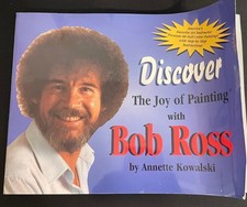 Bob Ross Discover The Joy Of Painting Book- Illustrated/Instructions 1998