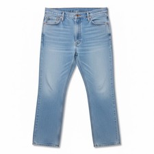 Wrangler 946NAV Cowboy Cut Jeans Light Wash Blue Made in USA Mens 40x30