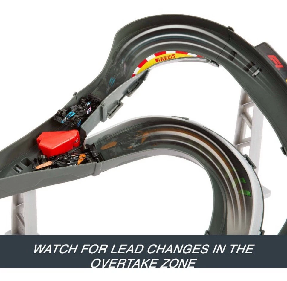 Hot Wheels Racing Formula 1 Sprint Race Circuit Track Set y coches Foto 2 de 4