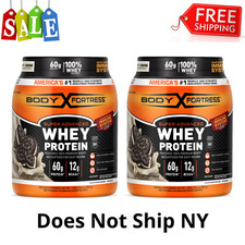 (2 Pack) Body Fortress Super Advanced Whey Protein, Cookies N