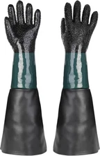 23.6" Blast Gloves for Abrasive Blasting Used on Sandblasting Sandblaster... 