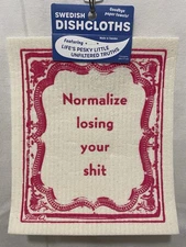 Blue Q Swedish Dishcloth Normalize Losing Your Sh*t