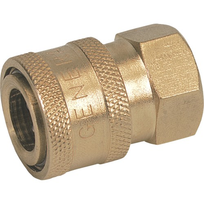 #ad NorthStar Pressure Washer Quick Coupler 1 2in. Inlet 4500 PSI 12 GPM Brass $21.99