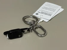 Lululemon Everywhere Belt Bag Charm Keychain in Black:Silver - NWT