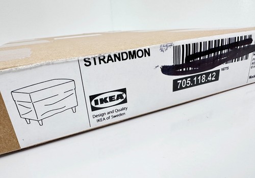 IKEA STRANDMON Bezug Schonbezug für Ottomane Fußhocker, Risane natur 705.118.42 - Bild 3 von 4