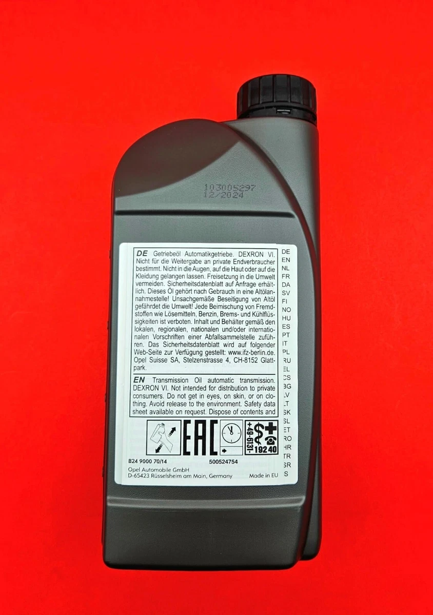 1 Liter Original Opel Getriebeöl Automatikgetriebe Dexron VI  