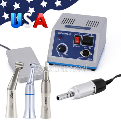 #ad #ad Dental Lab Marathon Electric Micromotor Contra Angle Straight Handpiece Drill N3 $44.34