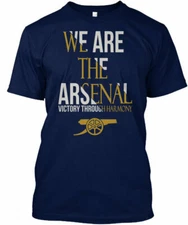 Arsenal Fc - We Are The Victory Through Harmony T-Shirt