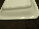 Capriware Divided Relish Dish 3 Part  White with hand painted Black OlivesClear — photo 4