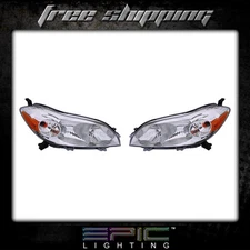 Fits 2009-13 Toyota Matrix Headlights Headlamps Pair Left right set