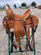 Western Horse Ranch Saddle Youth Child Kids Durable Cowboy Riding Tack