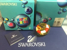Swarovski Lovlots Sunny Sam Crystal Duck 9400000262 1041295 Retired 2011 MIB+COA