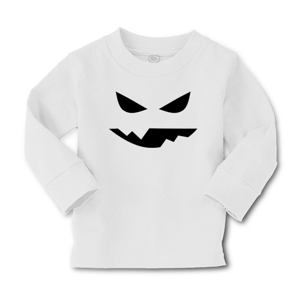 Boys Halloween Long Sleeve Pumpkin Graphic Tee