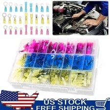 270PCS Marine Grade Heat Shrink Ring Connectors Crimp Terminals Wire Connectors