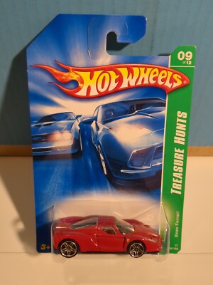 2007 HOT WHEELS ENZO FERRARI REGULAR TREASURE HUNT RED SEATS Black 2007 HOT WHEELS ENZO FERRARI REGULAR TREASURE HUNT RED SEATS Black