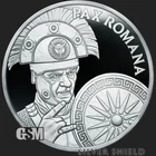 2024 PAX ROMANA 1oz 999 Fine SilverShield Proof Round MICROMINTAGE Roman Soldier