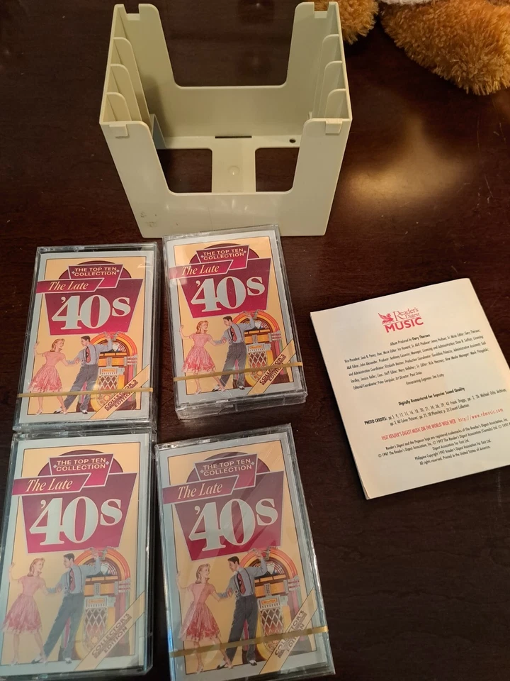 READERS DIGEST Cassette Tapes Top Ten Collection The Late 40s w/ Booklet - Image 3 of 3