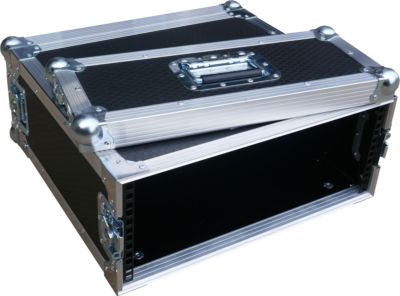 4U 2 Door 19'' Rack ''Short Version 300mm'' Swan Flightcase (Hex)