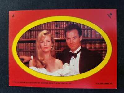 1989 Batman Movie Bruce Wayne STICKER card #3