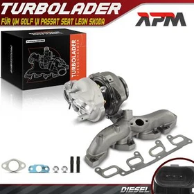 Turbolader für VW Golf VI 5K Passat 362 Seat Leon 1P Skoda Superb II 2.0 TDi