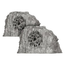 Rockustics Econorock 6.5" 2-way Outdoor Powered Rock Speaker - Pair