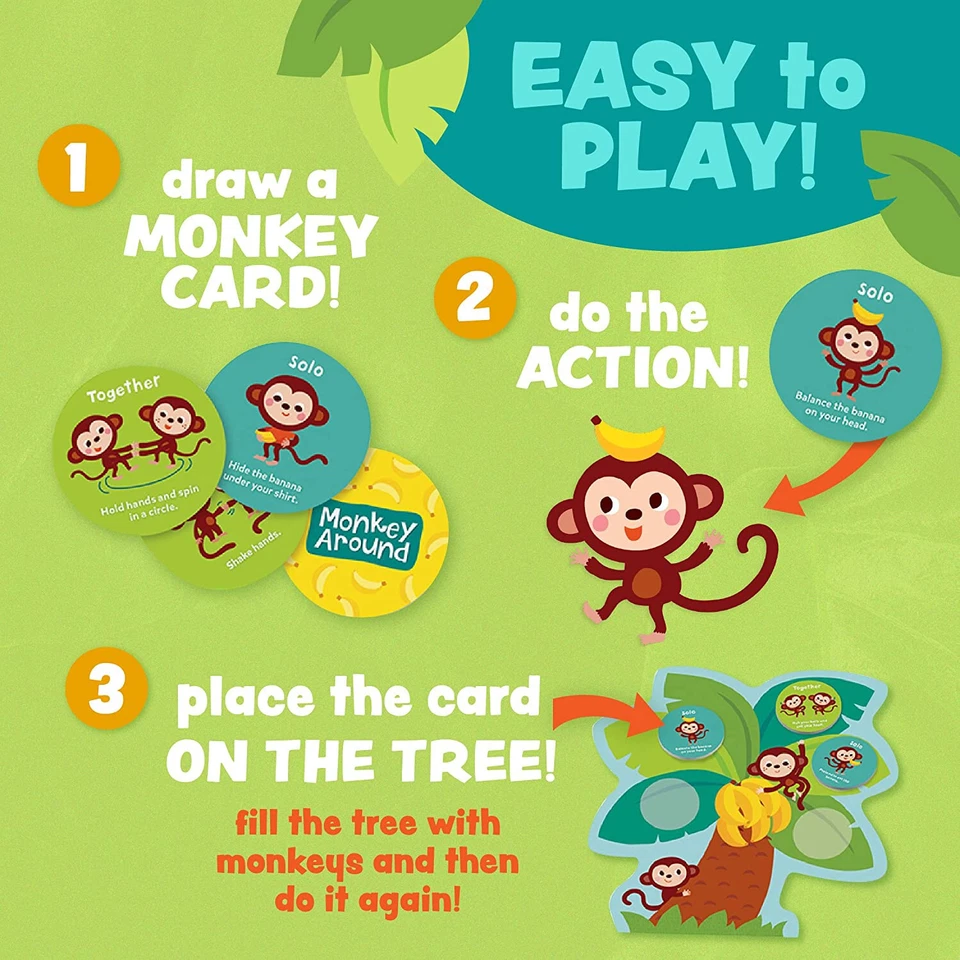 Peaceable Kingdom Monkey Around Cooperative Game - Image 3 of 4