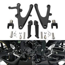 Motorcycle Front Footrest Foot Peg Pedal Bracket Fit for Yamaha YZF-R1 2004-2006