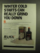 1990 Slick 50 Engine Formula Ad - Winter Cold Starts