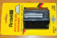 100 pc Utility Knives w/ Dispenser Ardell Since 1931 Made in USA 67-0072