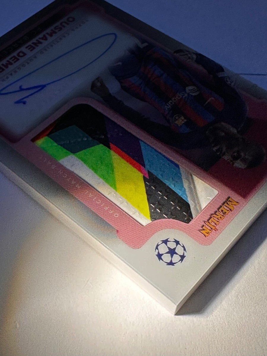 Topps Match Ball Auto デンベレ DEMBELE 直筆サイン 25枚限定】Ousmane Dembele デンベレ Topps Team Set Barcelona