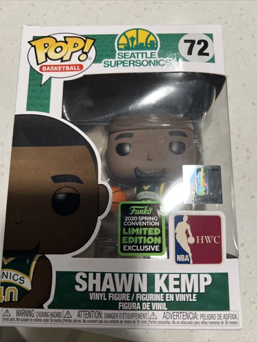 Funko Pop! Basketball: Seattle SuperSonics - Shawn Kemp Vinyl Figure (Emerald...