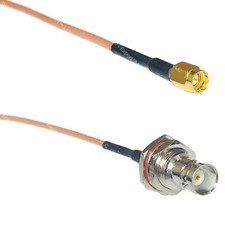 RG316 SSMA Male to BNC FEMALE BIG BULKHEAD RF Cable Rapid-SHIP LOT