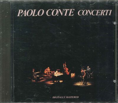 PAOLO CONTE ''Concerti'' CD-Album