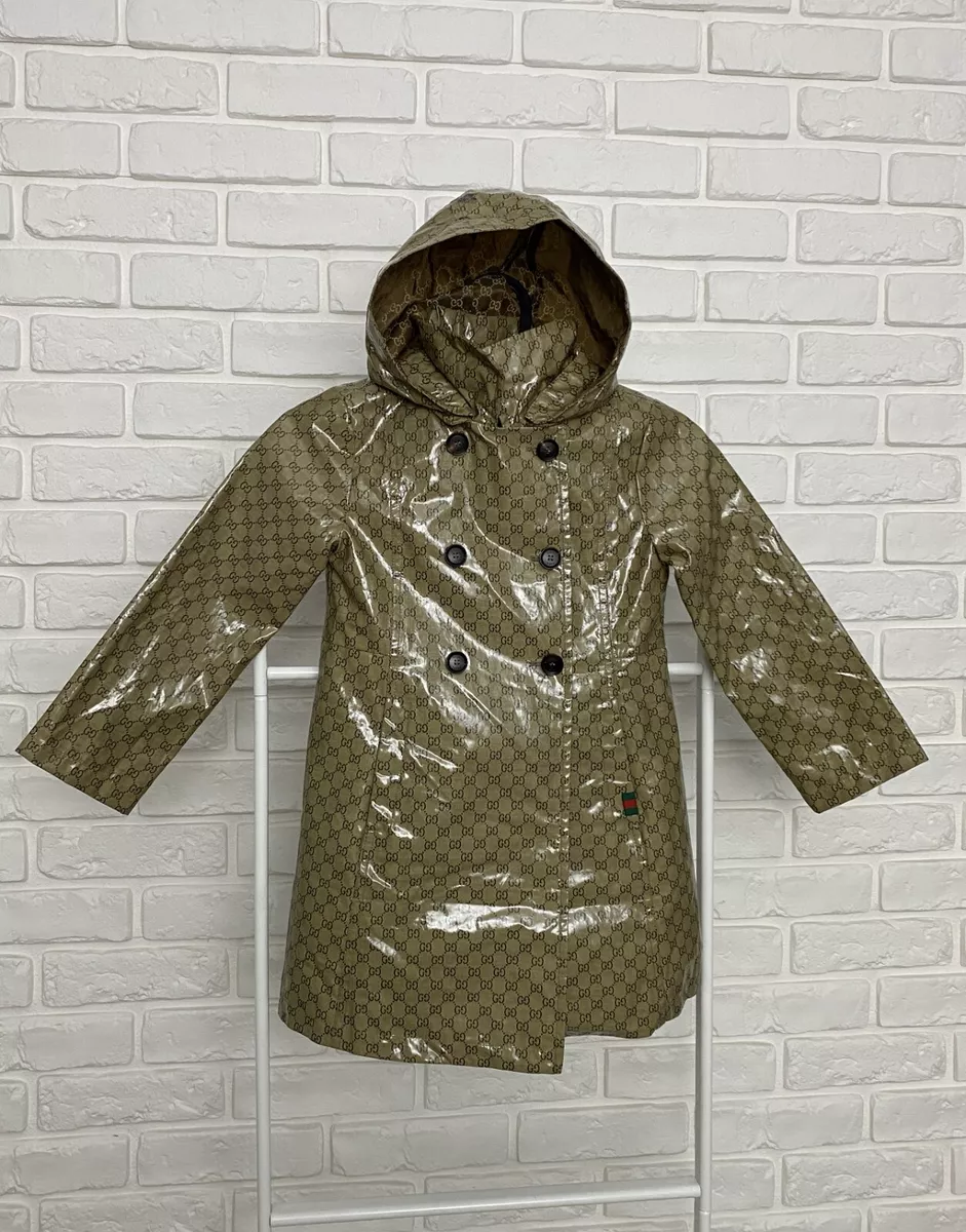 Authentic Girl&#039;s Gucci Rain Coat Jacket Size | eBay