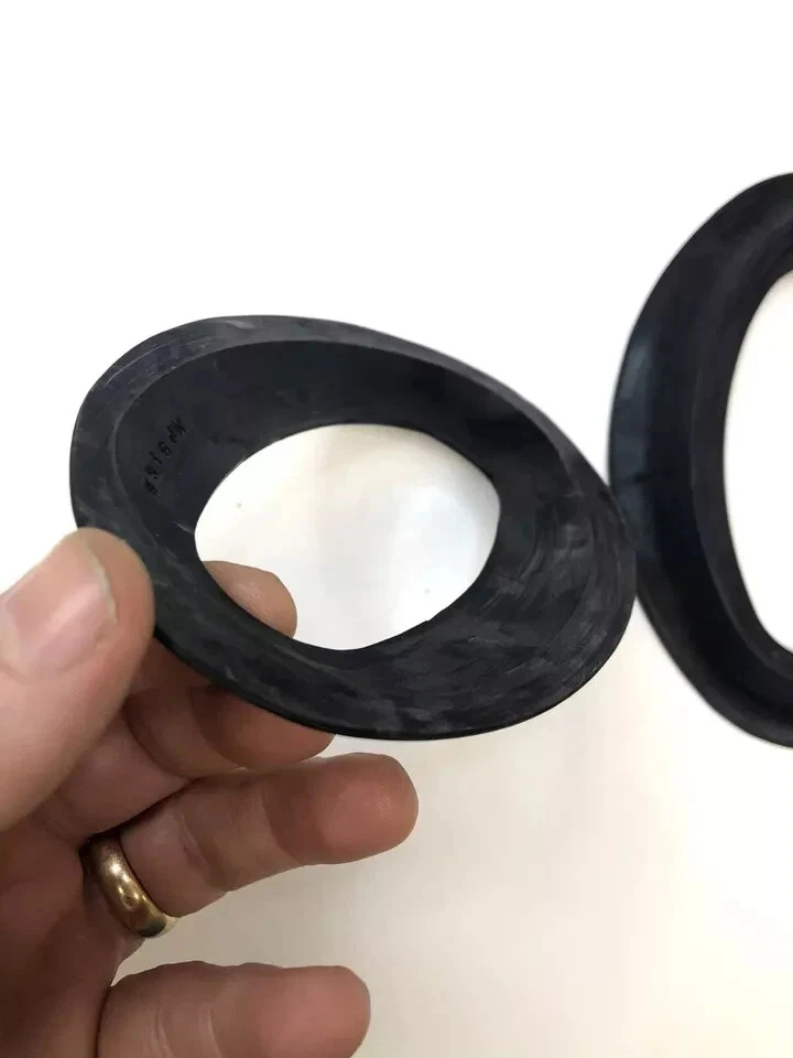 For 1937 Plymouth Front Right Left Head Light Lamp Thick Base Rubber Pads Black - Image 4 of 4