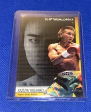 2008 Epoch K1 World Max Premium Dynamite!! Kazuya Yasuhiro #46 WORLD GP Kickbox