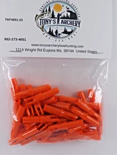 Archery Nocks  ID6.2mm Orange 50PK