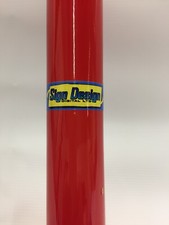 1400mm x 200mm Gloss Red Sun Strip Universal Car Van Windscreen Sunstrip