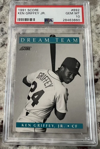 1991 Score #892 Ken Griffey Jr Dream Team PSA 10 GEM MINT